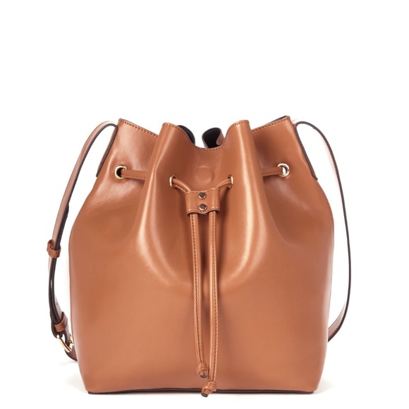 NEW Sole Society 'Nevin' Vegan Leather Bucket - Picture 5 of 8